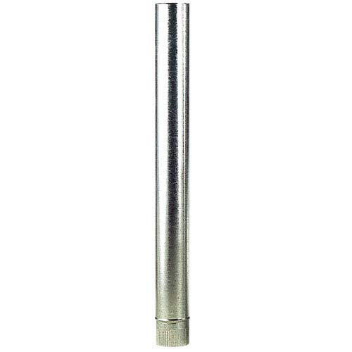WOLFPACK LINEA PROFESIONAL 22010083 Wolfpack Tubo Acero Galvanizado, Estufas de Leña, Chimenea, Alta Resistencia, Conductos (Espesor de 0,8 mm, Ø 200 mm sin llave