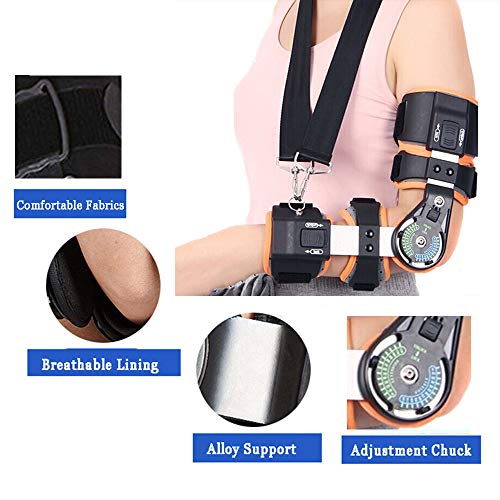 WY-Elbow Cabestrillo Brazo - Soporte para el Brazo Mangas para el Codo para la tendinitis, Artritis, Bursitis, Apoyo para el Codo, Alivio del Dolor, recuperación,Left