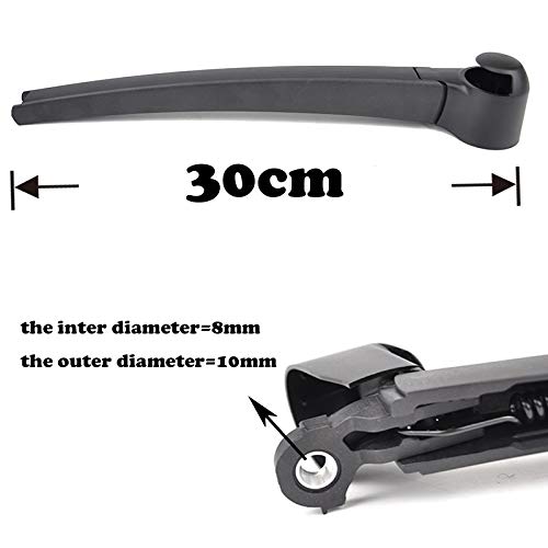 XIANGSHAN Escobillas limpiaparabrisas Trasero de la Hoja del Brazo del Kit del Sistema for VW Multivan T5 7H 2003-2009 Ventana indiscreta by