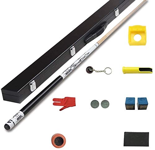 Xiaoyue Tacos de Billar, 57 Pulgadas Hecha a Mano Snooker Cue Muy Agradable de Agarre y el Taco de Billar Caso Media Conjunta de Rod lalay (Color : #4)