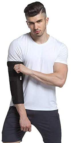XSBBY Apoyo para El Codo para El Síndrome del Túnel Cubital Férula Nocturna Adultos Férula para El Brazo Férula Inmovilizadora para El Atrapamiento del Nervio Cubital Restricciones del Estabilizador