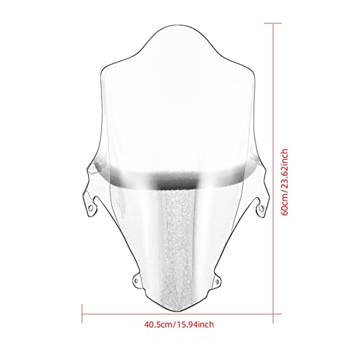 YINHUI Scooter de Motocicletas Modificado Pcx Plancha de los deflectores del Viento del Viento del Parabrisas del Parabrisas for Honda PCX 125 PCX125 150 2018 2019 2019