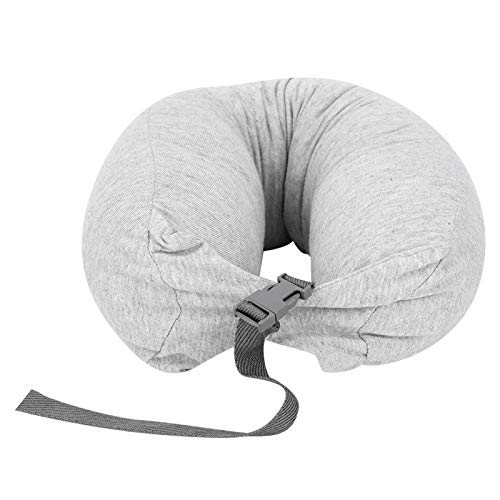 Yivibe Almohada de Viaje, Almohada multifunción Suave cómoda para la Siesta en U para el avión para la Oficina