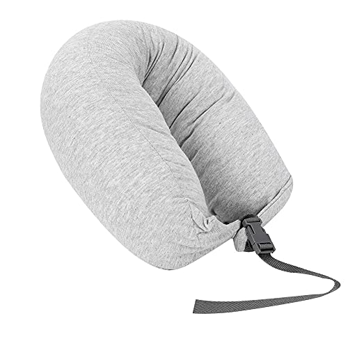 Yivibe Almohada de Viaje, Almohada multifunción Suave cómoda para la Siesta en U para el avión para la Oficina