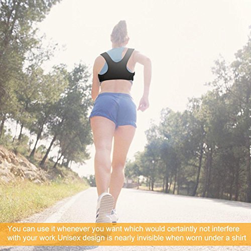 Yotown Corrector de Postura de la clavícula del Apoyo, Ajustable Hombro Postural Correction Band Jorobado Back Pain Relief Corrector Brace, para Adolescentes, Mujeres y Hombres