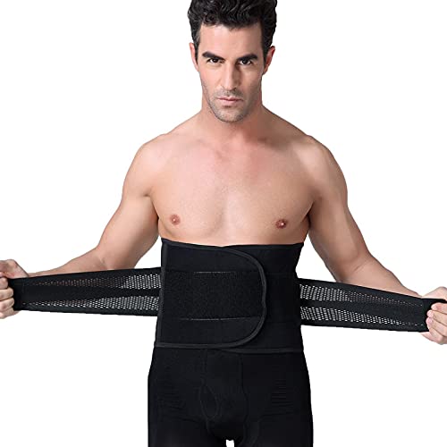 Yuvera Faja de apoyo para la parte inferior de la espalda, cinturón de cintura para entrenamiento posparto, estómago lumbar, para ciática, hernia de disco