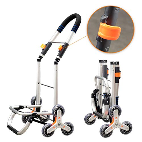 Z-SEAT Carrito de la Compra Plegable Coche de Mano para Subir escaleras Todo Terreno con Bolsa de Lona Impermeable extraíble para lavandería