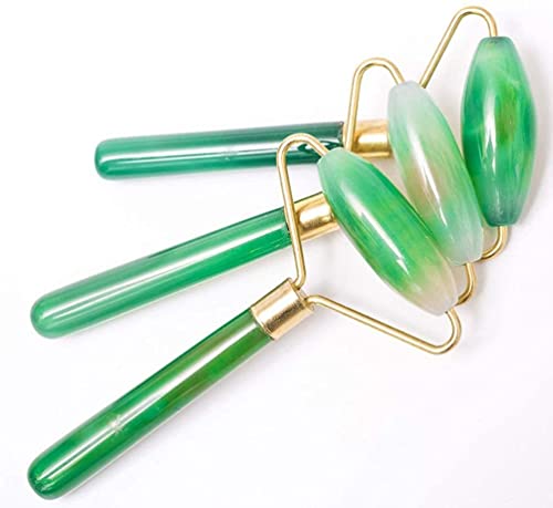 ZAFUU Herramientas de Belleza antienvejecimiento de Roller de Jade Facial for Adelgazar, tonificar y reafirmar la Piel | Reduce los Ojos hinchados y Las Arrugas firmes. νετωgygagaτο-10-04-L