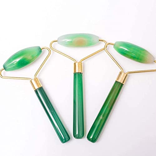 ZAFUU Herramientas de Belleza antienvejecimiento de Roller de Jade Facial for Adelgazar, tonificar y reafirmar la Piel | Reduce los Ojos hinchados y Las Arrugas firmes. νετωgygagaτο-10-04-L