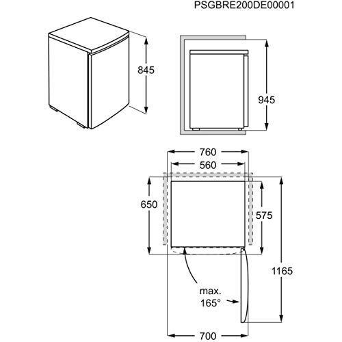 Zanussi ZYAN8EW0 Congelador Vertical mini, Libre instalación, 84,5 cm, Capacidad 85 Litros, Control mecánico, Congelación rápida, 3 Cajones, Puerta Reversible, Blanco