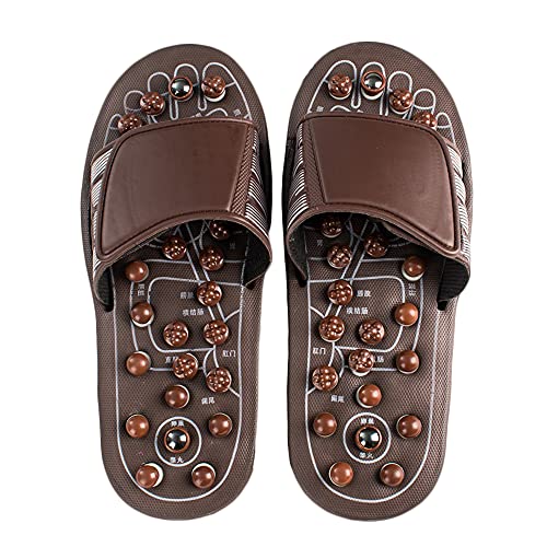 Zapatillas de Masaje de Salud, Masajeador de Pies para Reflexología, Chanclas de Masaje de Reflexología, Zapatos de Masaje de Terapia Magnética, Zapatos de Masaje de Relajación, (M 38-39EU)