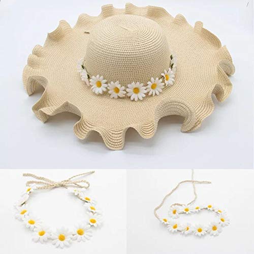 ZARRS Diademas de Flores,5 Pack Diadema de Flor de Margarita con Cinta Elástica Venda De Pelo Mujeres Chicas para Fiesta Boda Playa Multicolor