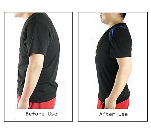 ZBHWYD Ajustable invisible Volver Postura Corrector Entrenador Hombro Soporte Soporte recto Clavícula Soporte for hombres Mujeres Adultos Niños (Color : A, Size : L(For Adults))