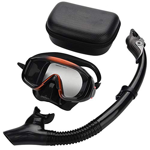Zetiling Máscara de esnórquel, Gafas de Buceo Buceo Buceo Mascarilla de Buceo Libre Conjunto de Snorkel Gafas de Buceo Máscara de Buceo para fotografía submarina, apnea, Pesca submarina