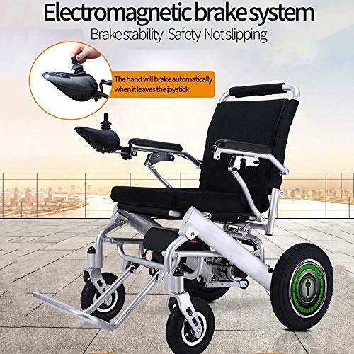 ZHITENG Portátil de Silla de Ruedas Eléctrica Premium, Doblar Amp; Viaje Ligero Silla de Ruedas Eléctrica, 25Kg, Aprobado por la Fda gdfgdfgsdf