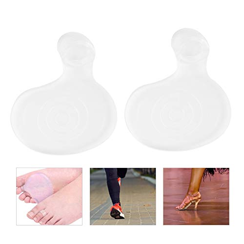2 pares de almohadillas de pie para cojines fascitis plantar y metatarsalgia Alivio inmediato del dolor Soporte de Almohadillas de metatarso de Gel(S（34-39）)