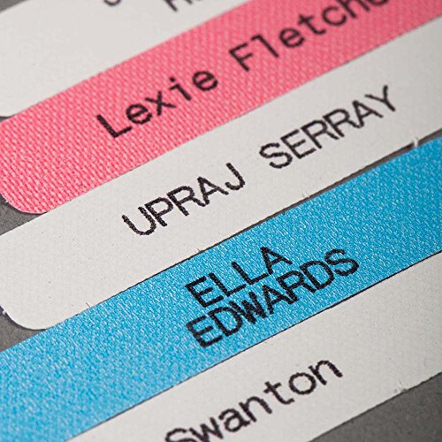 50 x Etiquetas Personalizadas Termoadhesivas Para Guardería, Colegio, Residencia De Ancianos | Etiquetas De Ropa Termoadhesivas Lavables A Alta Temperatura