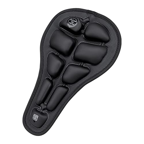Almencla Bicicleta Asiento de Bicicleta Funda de Sillín Acolchado Extra Cómodo Almohadilla de Esponja Suave para Ciclismo