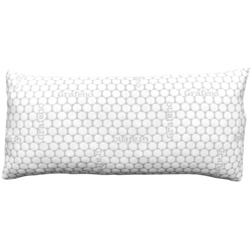Almohada Viscoelástica de Grafeno. Cojín de Alta Resistencia, ligereza y flexibilidad. Recolax Visco Grafeno (70 cm)