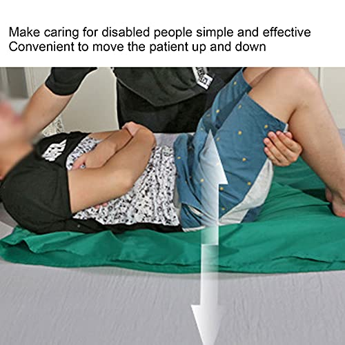 Almohadilla de cama posicionamiento, tabla transferencia Sábanas deslizamiento para deslizamiento Sábana de deslizamiento ancianos girar casa Mover y postrado en cama Almohadilla(115cm*75cm)