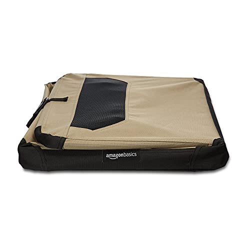 Amazon Basics - Transportín para perros, blando, plegable, 66 cm