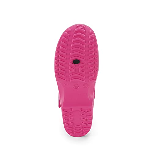 AMELIA LINE SHOES Zuecos sanitarios profesionales Happy - Zapatillas Light, Rosa, 40 EU