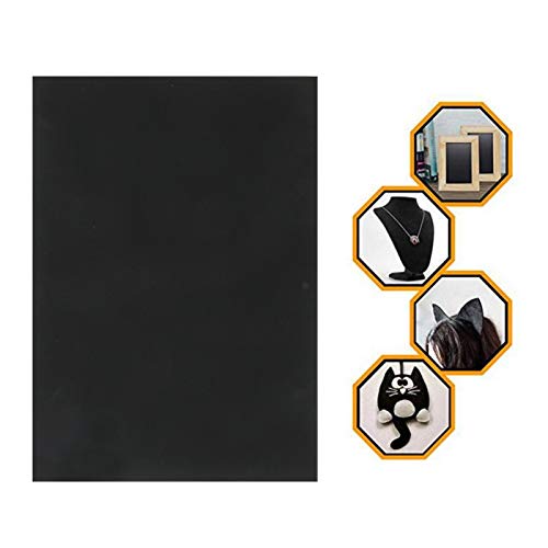 AMONIDA 【Venta del día de la Madre】 Forro Adhesivo de Fieltro para estantes, Accesorios de exhibición de Joyas Negro para Tienda minorista para joyero para el hogar para Patas de Silla