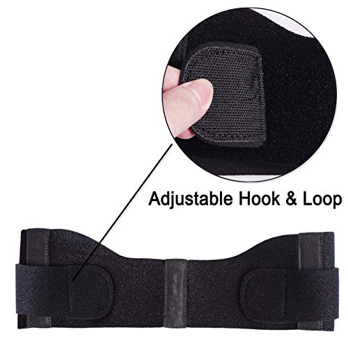 ANMODUXY Cinturón de Soporte sacroilíaco, Antideslizante Alivia la inflamación de la ciática, la Cadera, la Pelvis, el Lumbar para Mujeres y Hombres