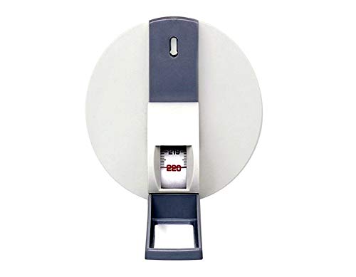AnthroFlex Tallimetro Estadimetro Para Medir Estatura, Compacto para la Pared con Base, Retractil, Rango 220CM, Medicion solo en CM, Ideal para Clinicas y Consultorios