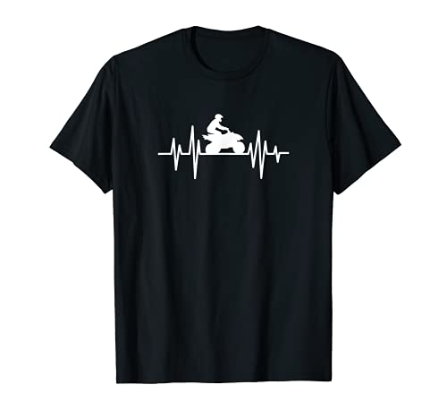 ATV Heartbeat Funny vehículos todo terreno 4 ruedas bicicleta Camiseta