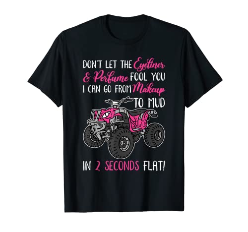 ATV Quad Bike Riding Girl para todo terreno cuatro ruedas Camiseta