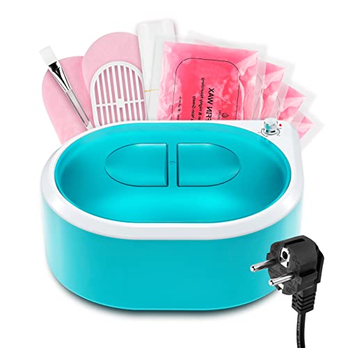 AYITOO Baño de Parafina para Manos y pies con Accesorios 265 W, Baño de Cera Eléctrico con Cera de Parafina Dispositivo Verde