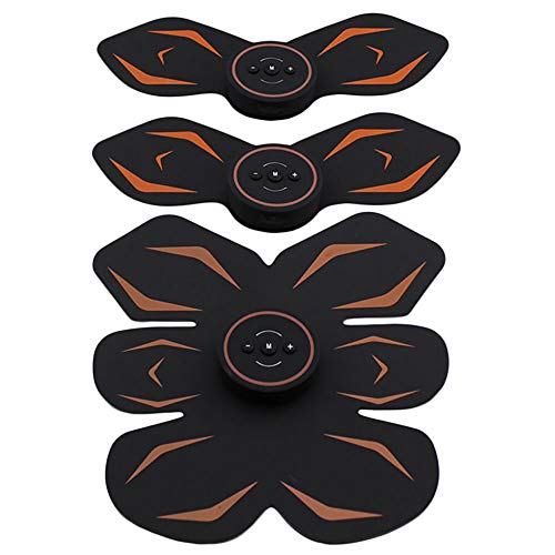 BABY Estimulador Muscular, Entrenador de músculos Abdominales estómago Cintura Abdomen/Cintura/Pierna/Brazo/Cadera 6 Modos, USB Recargable, Equipo de Entrenamiento Corporal (Masculino/Femenino)
