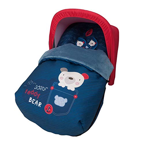 Babyline 3000589R - Saco Portabebé Polar COMPLETO Universal + Capota de Regalo !!!!, unisex