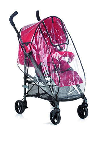 Be Cool Lift Sillita Ligera de Paseo, Plegado Tipo Paraguas, Uso desde Recién Nacido, Aluminio, con Plástico de Lluvia, Ruedas con Suspensión y Extraíbles, Color Cerise