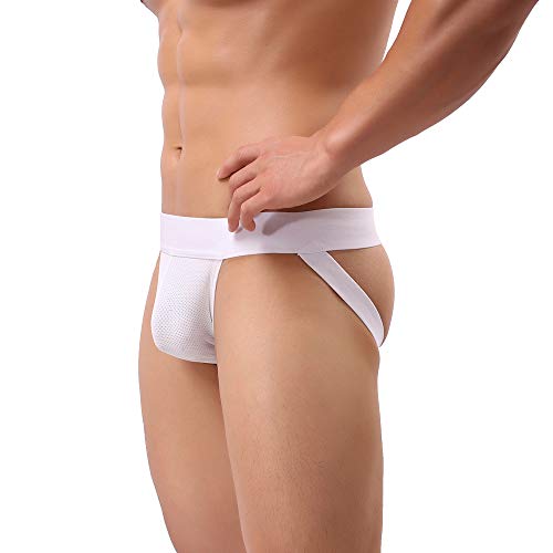 Billtop Jockstrap Suspensorio Sexy Tanga para Hombre Slips Ropa Interior Thong lencería Deporte