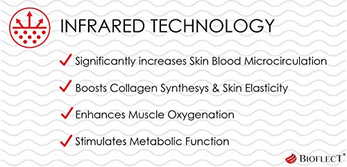 BIOFLECT® Leggings de micromasaje de compresión por infrarrojos - Terapia para edema, inflamación, celulitis, dolor - Adelgazamiento y comodidad - Tratamiento alternativo natural - Negro XL