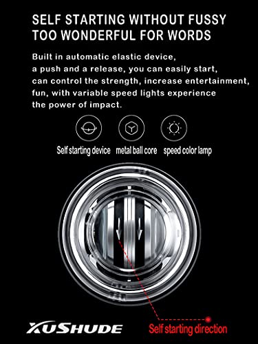 Bola giroscopio de Ejercicio Autostart Energy Ball LED Power Muñeca ball ，para Entrenar la Mano y Brazos accesorios de fitnessde