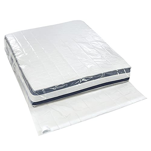 Bolsa de Colchón Twin Premium - bolsa de almacenamiento impermeable y duradera - para un Colchón de 140cm de ancho 25cm grosor y hasta 200cm largo -CON CIERRE ADHESIVO -reutilizable Extra fuerte 100µ