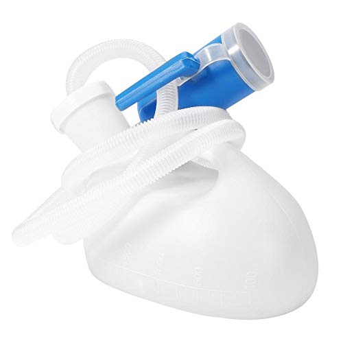 Botellas de orina para hombres Orinal a prueba de fugas, 2000ML Inodoro portátil a prueba de fugas, Botella de orina con manguera Cámara de urinario Olla para hombres Niños mayores