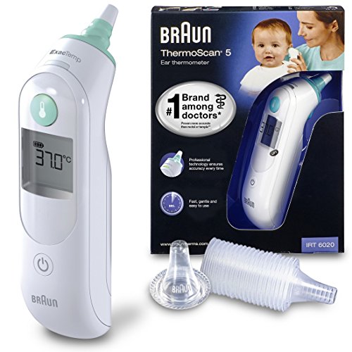 Braun Thermoscan 5 - Termómetro auricular con precisión profesional