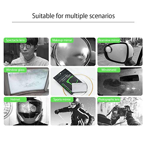 BSTOB 20PCS Toallitas antivaho para Gafas Paño desempañador de Gamuza Reutilizable para anteojos Gafas de natación Lentes de cámara