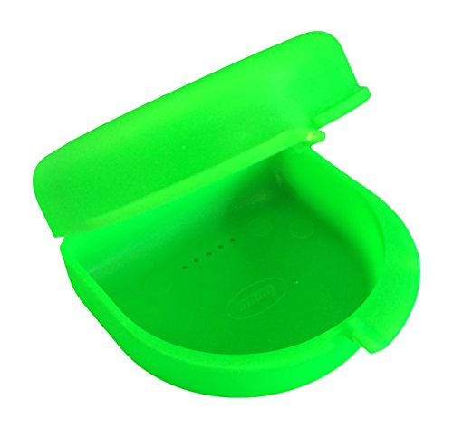 Caja para prótesis dental, frenillos, ortodoncia, aparato dental, protector bucal (Spring Green)