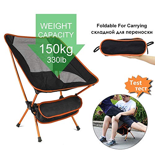 CHHD Sillas Plegables para Exteriores, Marco de Aluminio Desmontable Tela Oxford portátil Silla Plegable portátil Viaje de Ocio Taburete de Pesca en la Playa para Acampar, Festivales, jardín