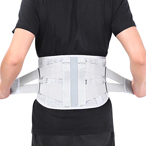 Cinturón de Soporte Lumbar, Cinturón Lumbar Soporte Lumbar, Faja lumbar ajustable, Lumbar para la Espalda el alivio del dolor lumbar, Lesiones, Ciática, Hernia de Disco(L)