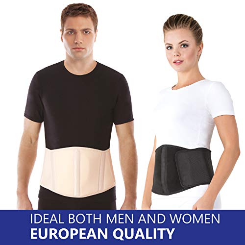 Cinturón ergonómico para hernia umbilical (nuevo modelo); faja de sujeción abdominal Medium Beige