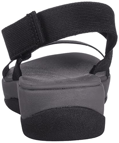 Clarks Arla Jacory, Sandalias de Talón Abierto Mujer, Negro (Black-), 38 EU