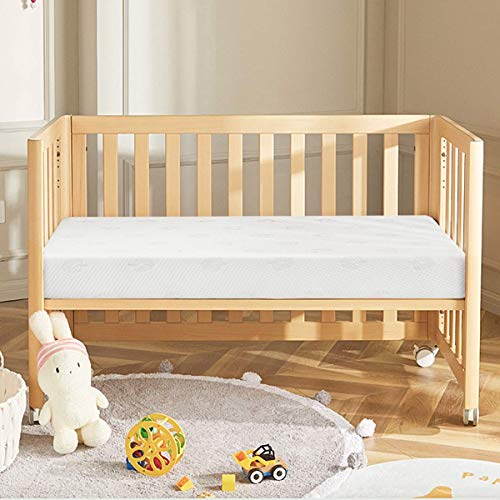 Colchon de cuna Espuma Star Ibaby. Optimo para el sueño del Bebé. Colchón para Cuna de Bebé de 120 x 60 cm.