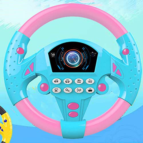 Colcolo Juguete para volante, coches pequeños, conducción simulada, desarrollo de un conductor imaginativo, divertido, encantador juguete para actividades, Rosado