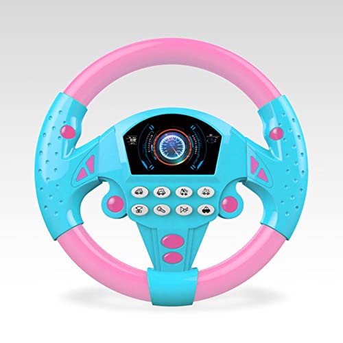 Colcolo Juguete para volante, coches pequeños, conducción simulada, desarrollo de un conductor imaginativo, divertido, encantador juguete para actividades, Rosado